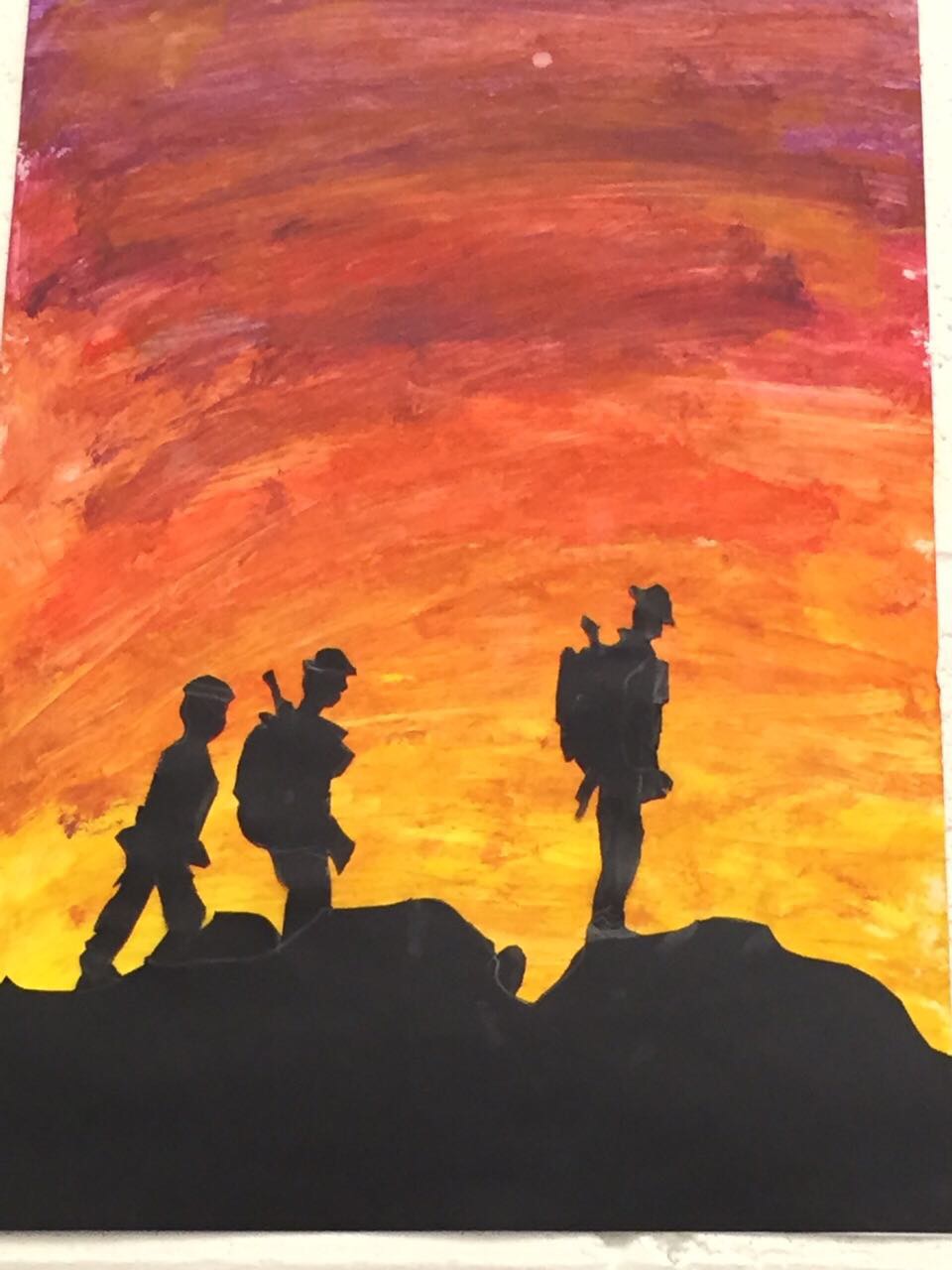 world war 1 silhouette art